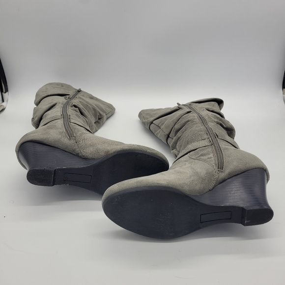 So Authentic American Heritage Women’s 7 M Boots LIMOUSINE Grey - Picture 9 of 15